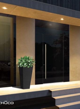 aluminium pivot doors Birmingham