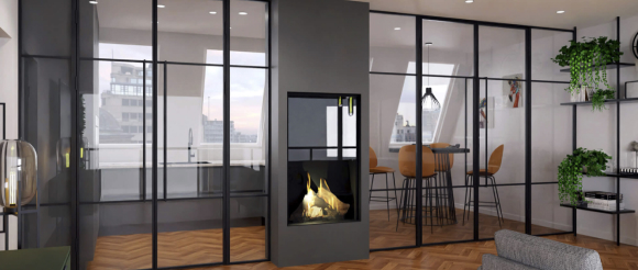 steel double door