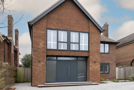 external french doors installed in a home in Birmingham