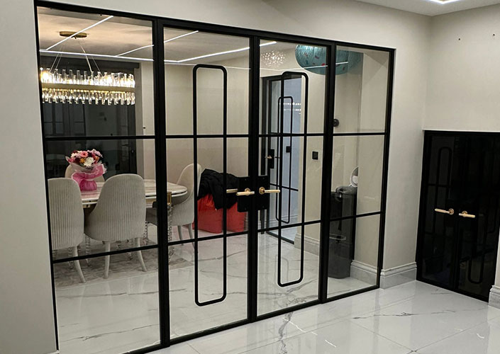 Internal Steel Double Doors