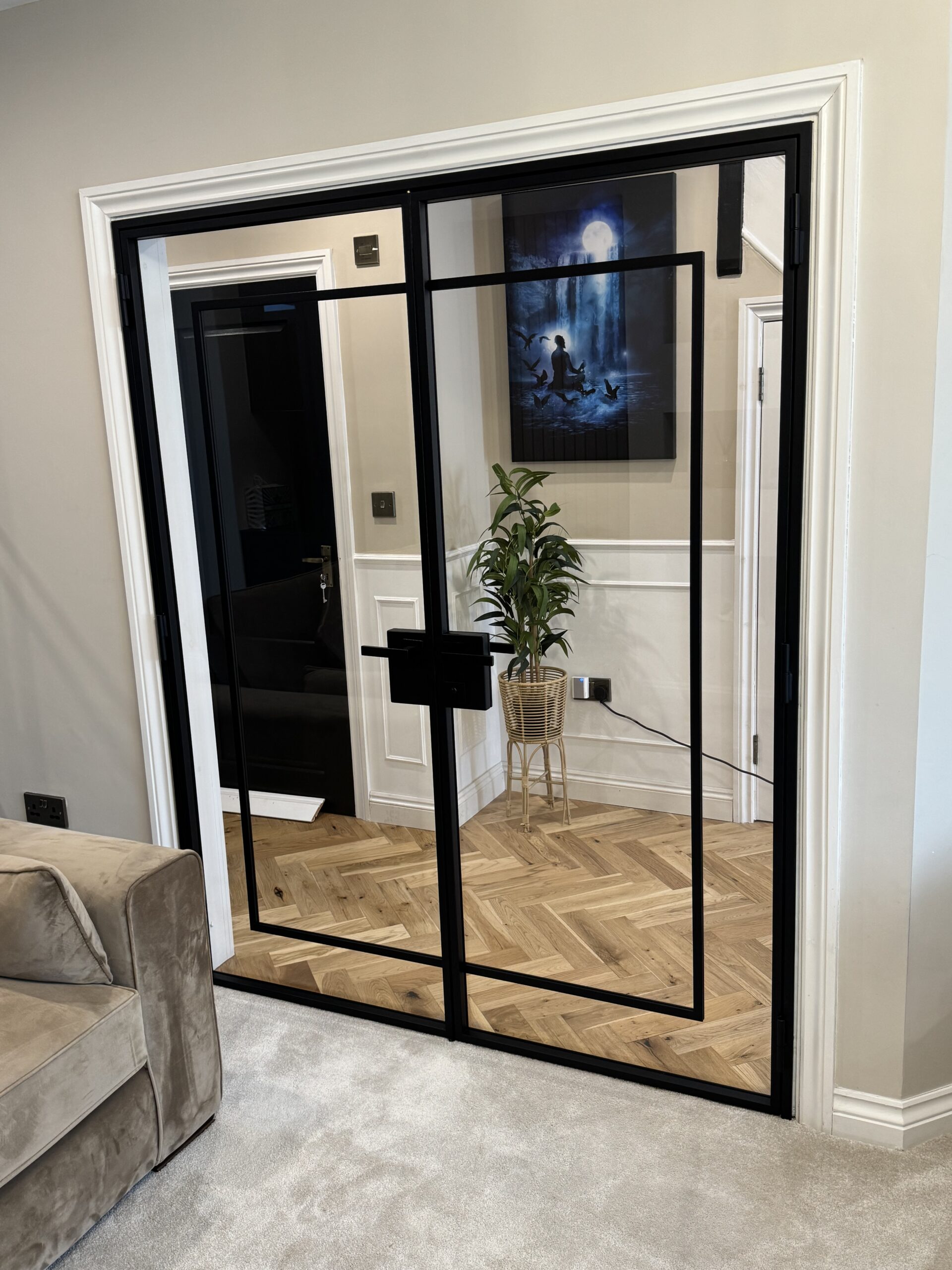 Bespoke Internal Steel Double Doors