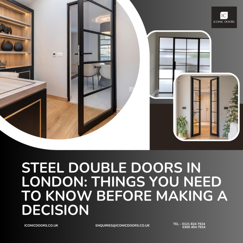 Steel Double doors London